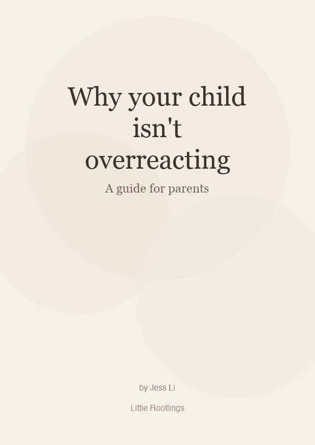 Why your child isn't overreacting